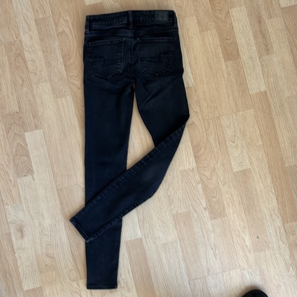 American Eagle Outfitters Ne(x)t Level Stretch women’s black jeans in size 0L - Picture 3 of 6